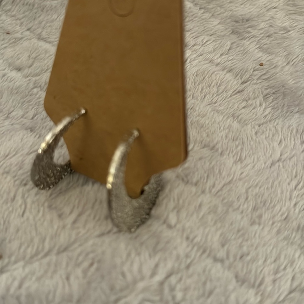 Silver hoops